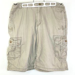 Vintage Nike the athletic dept. Khaki Cargo Shorts Style# SU101001GEX Size: L